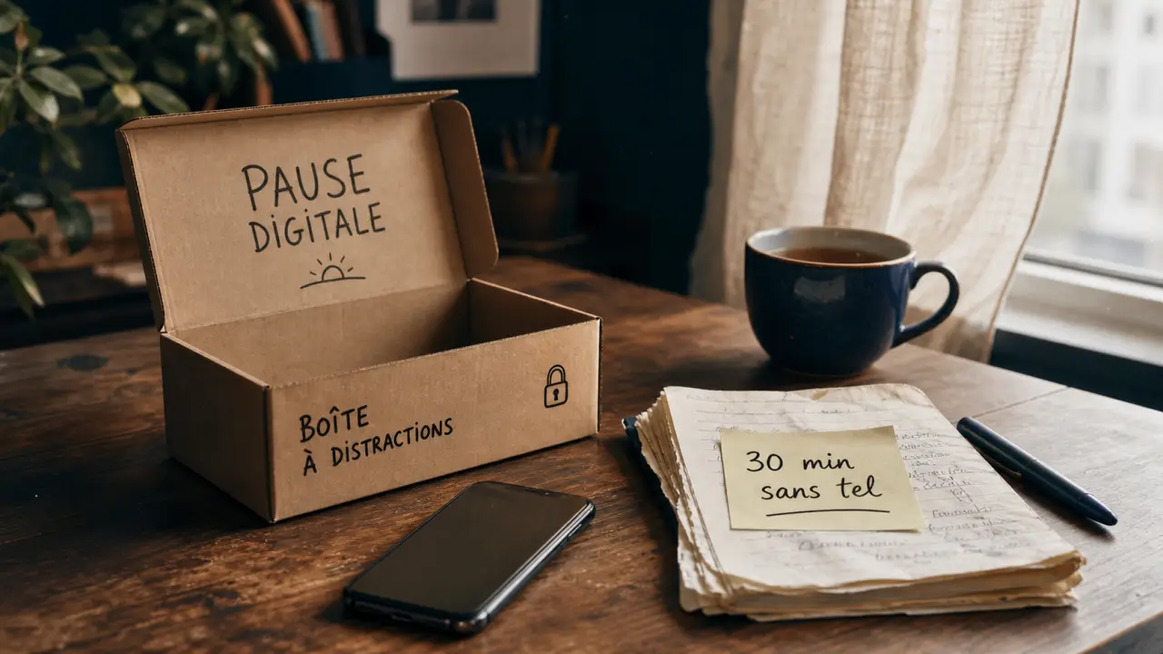 Digital detox: par où commencer, 30 min sans téléphone au bureau