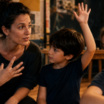 Expression corporelle : gestes et regard d’enfants en atelier