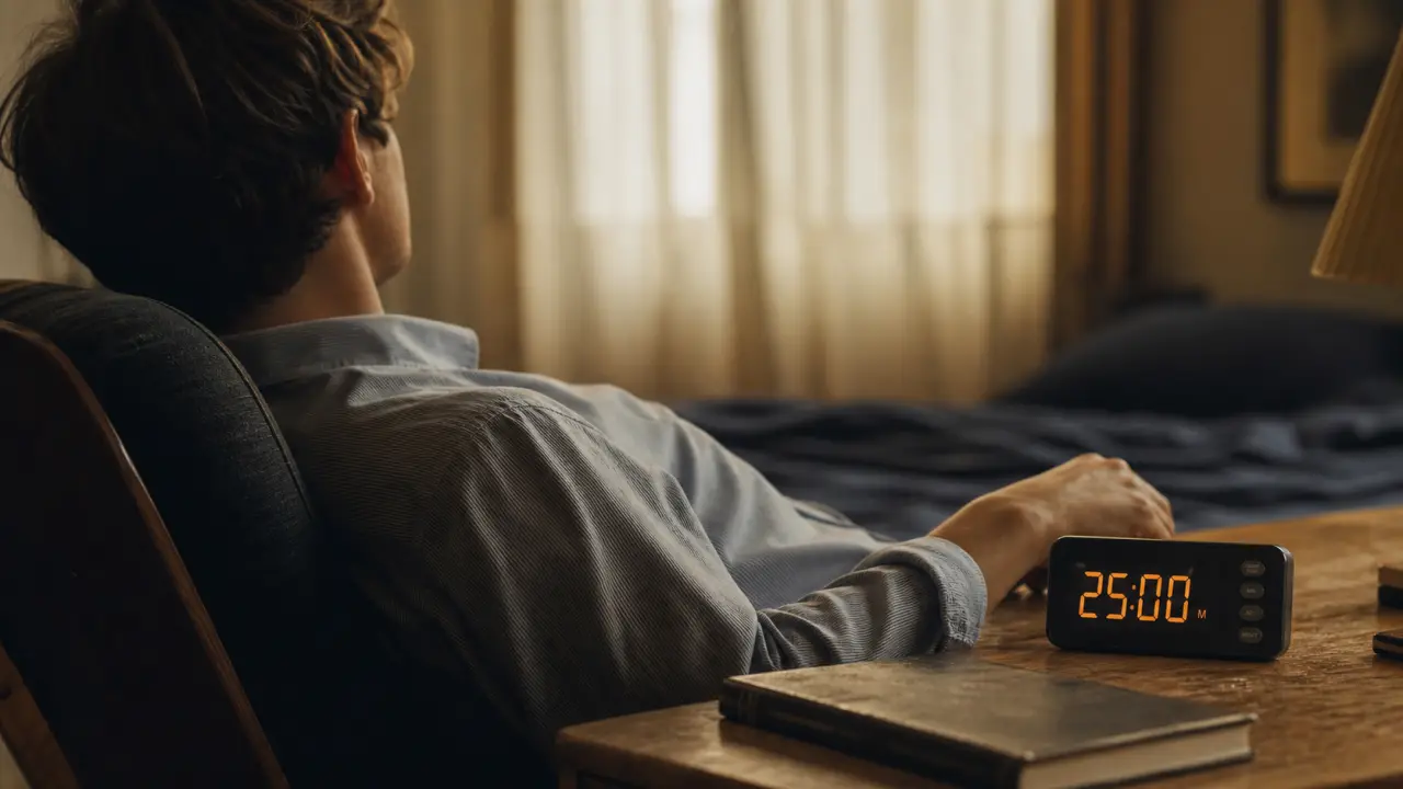 La sieste: bonne ou mauvaise idée ? Sieste courte tôt, minuteur 25 minutes