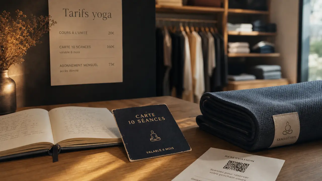 Prix des cours de yoga : tarifs et réservation multi-séances