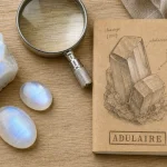 Signification pierre de lune : reflets nacrés sur pierre de lune
