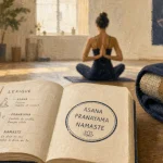 Yoga terminologie : asana et pranayama, carnet de lexique