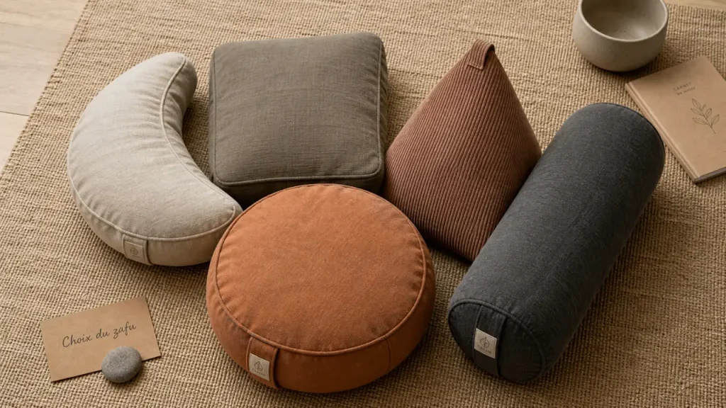 Quel coussin de méditation choisir selon votre posture, vos tensions et votre pratique ?