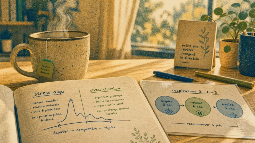 Stress aigu, stress chronique et sommeil : les signaux qui doivent alerter