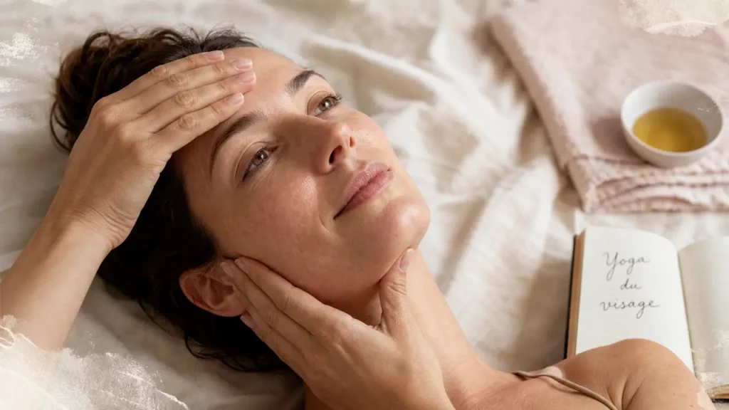 Yoga du visage : 5 à 10 minutes pour lisser le front, relâcher la mâchoire et tonifier l’ovale