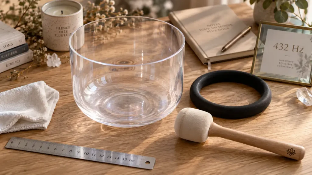 Bols chantants en cristal : 432 Hz ou 440 Hz, choisissez d’abord selon votre pratique