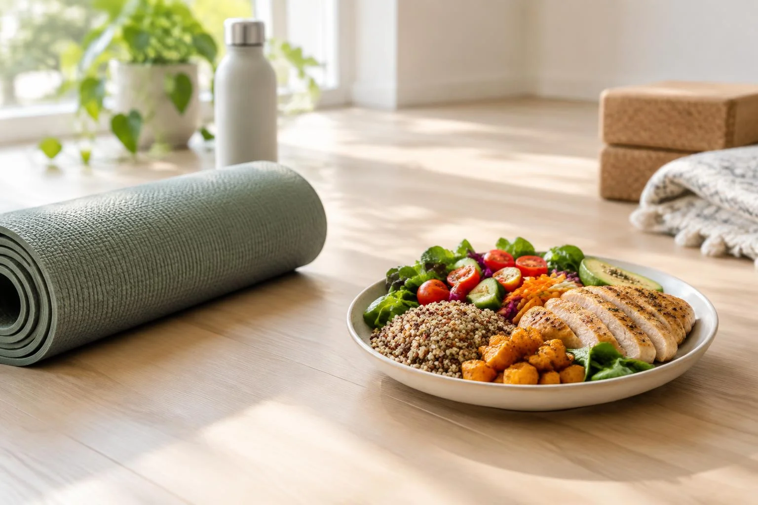 Manger pour le yoga : énergie, digestion et récupération